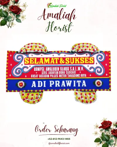 Karangan Bunga Ucapan Selamat di Pabedilan